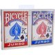 Bicycle Rider Back, jumbo index póker kártya, dupla