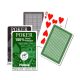 Plasztik póker kártyacsomag 1×55 lapos barna-zöld kivitelben  Piatnik