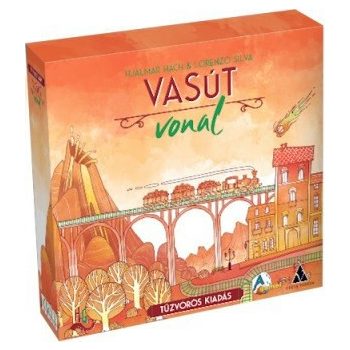 Vasútvonal társasjáték - Tűzvörös kiadás
