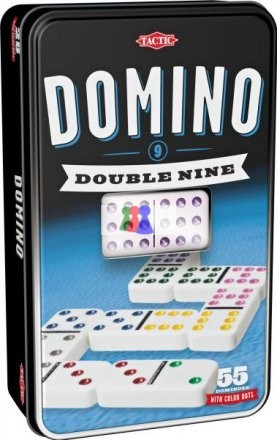 Domino Dupla 9-es szett fém dobozban