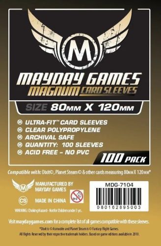 Standard "Dixit" Card Sleeves - Magnum Ultra-Fit (80x120mm) - 100db - MDG-7104