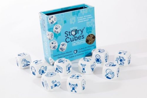 Sztorikocka társasjáték cselekvésekkel - Story Cubes actions