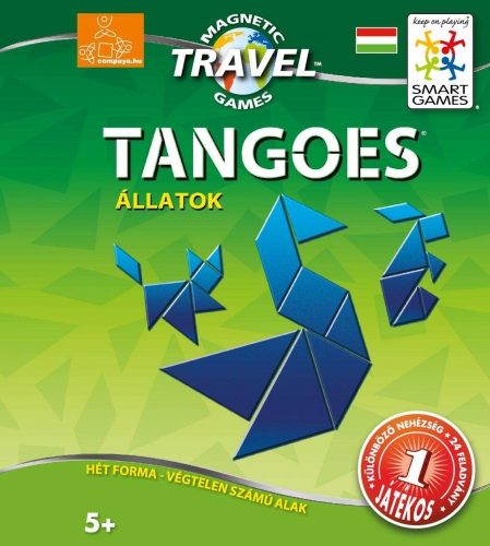 Magnetic Travel Tangoes-Állatok logikai útijáték Smart Games