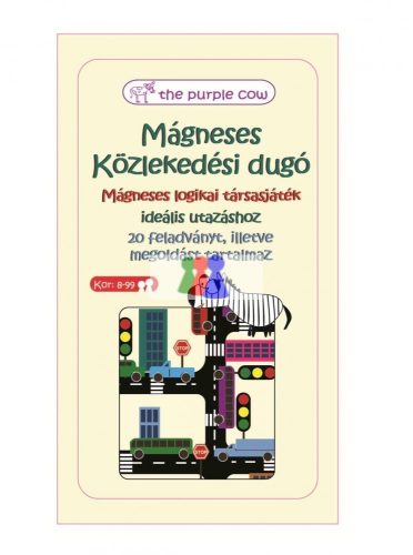 Közlekedési dugó mágneses társasjáték