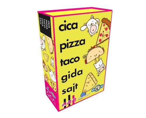 Cica, pizza, taco, gida, sajt társasjáték