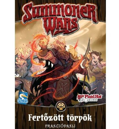 Summoner Wars 2. kiadás - Fertőzött törpök frakciópakli társasjáték