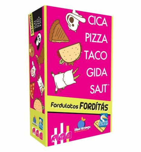 Cica, pizza, taco, gida, sajt  Fordulatos fordítás partijáték