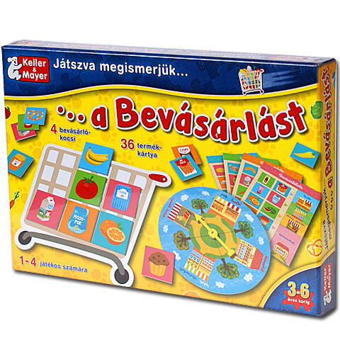 Játszva megismerjük - A bevásárlást társasjáték