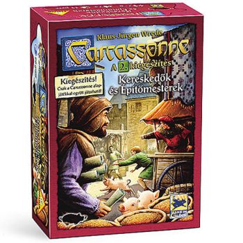   Carcassonne 2. kiegészítő Kereskedők és Építészek társasjáték