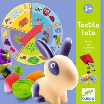   Tapintható Lottófarm - Tactilo lotto farm társasjáték - Djeco