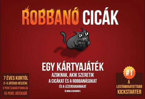 Robbanó cicák társasjáték