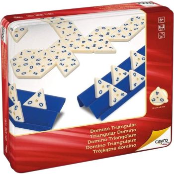 Triangular domino - metal box