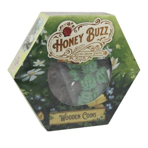 Honey Buzz Wooden Coins, társasjáték kiegészítő