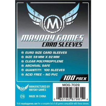 Standard Euro Card Sleeves (59x92mm) - 100db - MDG-7028
