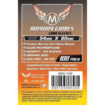   Standard Yucatan Card Sleeves - Narrow (54x80mm) - 100db - MDG-7109