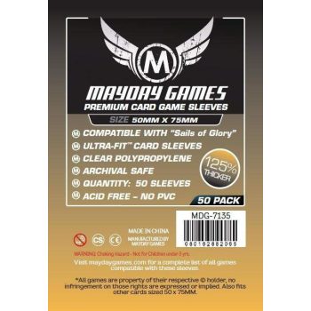   Premium "Sails of Glory" Card Sleeves (50x75mm) - 50db - MDG-7135