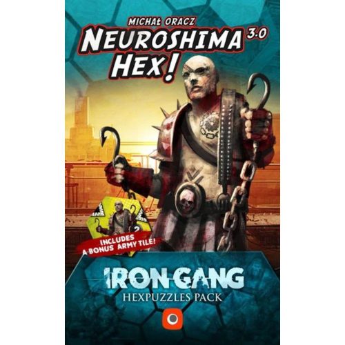 Neuroshima Hex 3.0 – Iron Gang Hexpuzzles pack kiegészítő, angol nyelvű