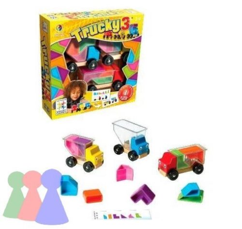 Trükkös teherautók - Trucky 3 társasjáték Smart Games