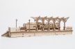 Vasútállomás - mechanikus modell - Ugears